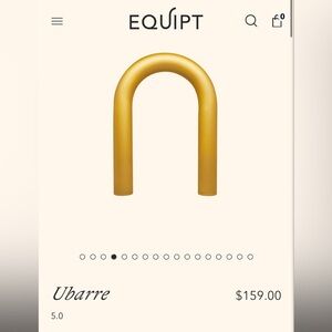 Equips Gold U-Shaped Fitness Bar 8 lb weight Ubarre